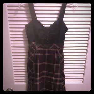 Anthropologie plaid dress